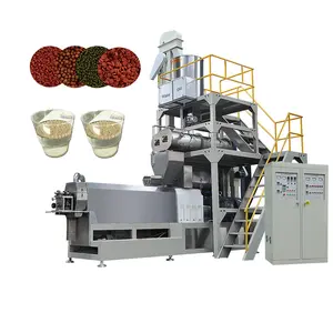 Alimentação de alimentos para animais de estimação automática completa, máquina/linha de produção