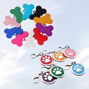 Etiquetas personalizadas de acero inoxidable y silicona para mascotas, etiquetas de identificación personalizadas en blanco para perros y gatos con técnicas de estampado chapado, regalo - Product Image 4