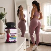 Compléments à base de Maca OEM/ODM, capsules de racine de Maca pour l'amélioration et le rehaussement des fesses, sans gluten, naturel, 60 pilules par flacon