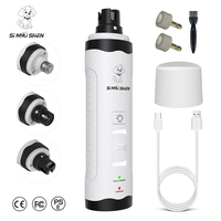 SiMAiSHEN-M3 Coupe-ongles électrique certifié pour animaux, à faible vibration, rechargeable par USB, pour chiens de petite, moyenne et grande taille
