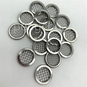 Etching Discs Ss304 Disc Spot Welded Wire Stainless Round Coffee Metal Mesh Screen Filter Disk