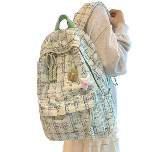 Mochilas escolares vintage únicas para adolescentes, mochila de PANA con diseño de nicho para estudiantes universitarias femeninas para niños de <span class=keywords><strong>8</strong></span> años - Product Image 1