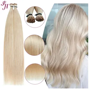 FH Micro Bead Tóc Người Nối I Tip I Đầu Nối Tóc Nối Thẳng Thẳng Sáng Bóng Được Chỉnh Lớp Biểu Bì