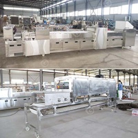Ligne de production de dalles de snack sain millet arachide grain mini moule barre de céréales caramel faire machine macines
