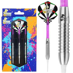 Juego de Dardos de Punta Blanda Gentry Live 17.5G/19G - Dardos con Peso Frontal 80% Tungsteno para Principiantes y Jugadores Jóvenes - Product Image 3