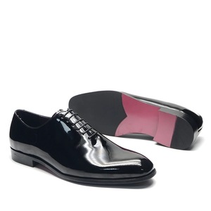 Zapatos de boda para hombre de cuero charol de moda, zapatos formales de cuero genuino, zapatos de negocios artesanales de piel de vacuno de primera calidad - Product Image 6
