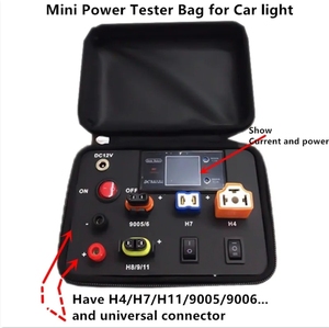 Caja de prueba de bombilla de luz LED portátil modelo de automóvil universal, con medidor de potencia e indicador de voltaje, para uso en automóvil, modelo de automóvil, modelo universal, modelo de bombilla de luz LED - Product Image 4