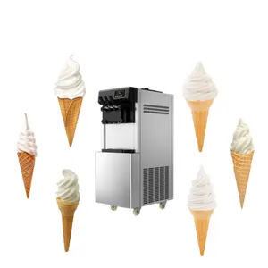 Satılık guangzhou ticari yumuşak hizmet dondurma makinesi