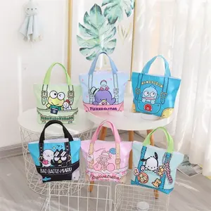 2023 Cartoon sanrio lunch bag kuromi melody Kitty cartoon handbag tote bag per donne ragazze