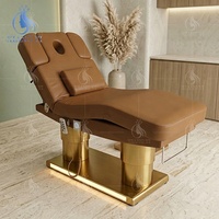 Table de massage électrique pour salon de beauté, spa, esthéticienne, lit de soin des cils