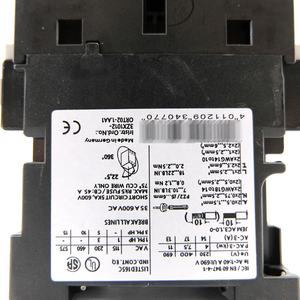 Contator Eletromagnético Siemens Controlador Programável Disjuntor Usado em Motores Industriais 3RT1025-1BB44 Novo e em Estoque - Product Image 4