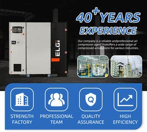 Промышленное многоцелевое оборудование для воздушного компрессора ELGI, 11 кВт, винтовой воздушный компрессор - Product Image 2