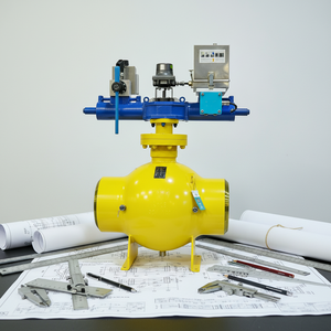 Válvula de bola neumático-hidráulica totalmente soldada - A prueba de explosiones para la industria petroquímica Q867F/H/Y Accionada neumático-hidráulicamente - Product Image 4