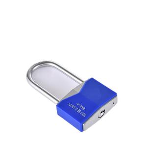 Venta caliente 40 50 60 70 MM colorido verde azul naranja diamante carcasa de plástico recubierto candado de hierro - Product Image 4