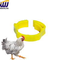 Anneaux de pattes de volaille réglables pour poulet, canard et oie pour la gestion de la ferme et de l'arrière-cour