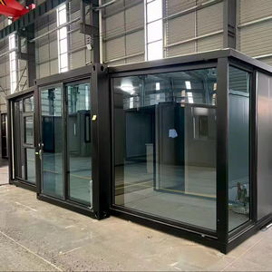 Maison mobile préfabriquée extensible en conteneur de 40 pieds et 20 pieds, sécurité, 2, 3, 4, 5 chambres, structure en acier préfabriquée, maison portable - Product Image 1