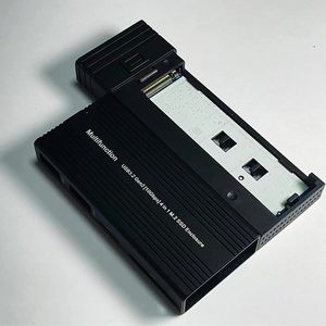 5 in 1 mit HUB Aluminium USB 3.<span class=keywords><strong>2</strong></span> Typ C Gen <span class=keywords><strong>2</strong></span> NVME PCIE extern m.<span class=keywords><strong>2</strong></span> SSD HDD Festplatten gehäuse - Product Image 4