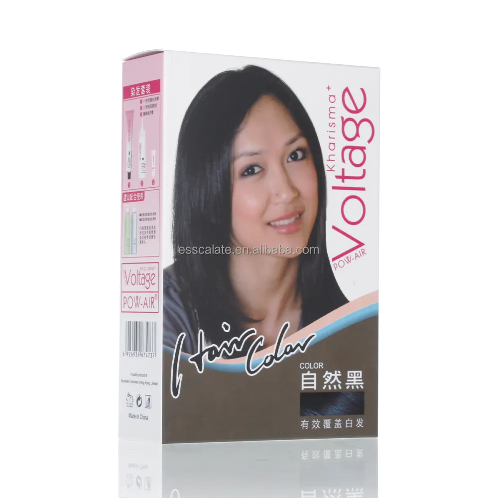 Kharisma Voltage Hair Color Cream (Natural Black) for Asian