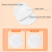 Pad Bulat Kapas Murni Ramah Lingkungan, Biodegradable, Sekali Pakai untuk Penghapus Rias Wajah Label Pribadi