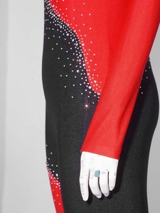 Traje de Danza para Mujer, Mono de Gimnasia, Traje de Cuerpo Entero, para Ballet, Patinaje Artístico, Espectáculos y Eventos - Product Image 3