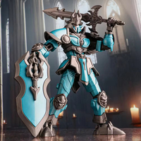 Modèle de jouet à assembler Lucky 13 Lich King Knight Robot, figurine articulée, boîte en plastique, cadeau pour garçons