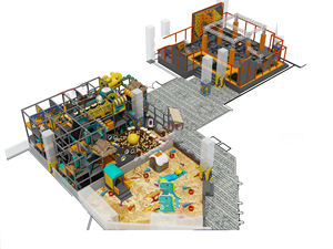 Toboganes de gran altitud luminosos especialmente diseñados, equipo de patio interior que incluye trampolín colorido, <span class=keywords><strong>parques</strong></span> de atracciones, <span class=keywords><strong>arena</strong></span> - Product Image 6