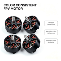 Moteur Brushless FPV, Anodisation Uniforme, Couleurs Consistantes, Commande en Gros, 1350KV 1750KV 4S 6S, 5 Pouces, Pièces Détachées Personnalisées pour Drones FPV