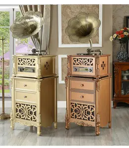 ヴィンテージ蓄音機背の高いアンティーク装飾品ヨーロッパ主義蓄音機クリエイティブギフト昔ながらの蓄音機