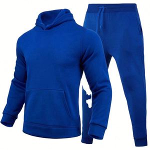 Sweat-shirt et pantalon de survêtement vierges de haute qualité 100 % polyester, imprimés en sérigraphie, design personnalisé tendance - Product Image 6