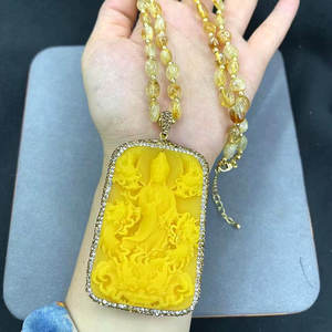 CH-LHN1518 viola naturale Druzy/<span class=keywords><strong>occhi</strong></span> di tigre/giallo giada <span class=keywords><strong>turchese</strong></span> collana intarsio di cristallo naturale pietra di cristallo intarsio Set di gioielli - Product Image 4