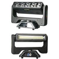 Yinuo Nouveau Style Projecteur LED Double Face 5x60W RGBW à Tête Mobile, Stroboscope Matriciel à Rotation Illimitée, Lumière de Scène DMX512 pour KTV et Discothèque