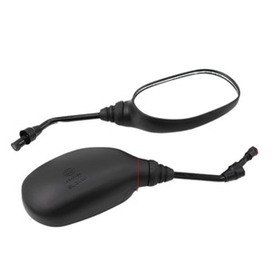 Suzuki Motorcycle Rearview <b>Mirror</b> GT125 Plane <b>Mirror</b> Black <b>Plastic</b> Side <b>Mirror</b> For Suzuki GT125 Models - Product Image 1