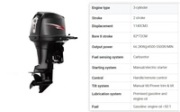Moteur hors-bord 2 temps 90 CV haute performance et durable, moteur de bateau à essence portable, moteur marin OEM en gros
