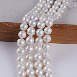 Perlas Blancas Naturales de Agua Dulce de 10-11 mm al por Mayor, Perlas Edison para DIY, Collar Semiterminado Hecho a Mano, Cuentas Sueltas para Diseños Creativos - Product Image 5