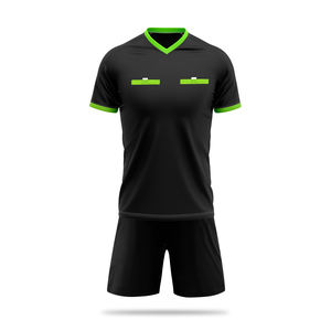Uniforme de árbitro de fábrica, ropa deportiva de fútbol, camiseta de práctica de fútbol de entrenamiento juvenil con logotipo impreso personalizado de secado rápido - Product Image 3