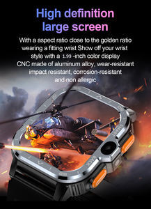 Montre connectée Android avec carte SIM 4G de 2,03 pouces, appel vidéo, GPS, WiFi, montre connectée PGD, style professionnel, moniteur de fréquence cardiaque, réponse aux appels par écran tactile - Product Image 5