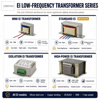 Transformateurs basse fréquence électroniques EI28 EI48 EI66 EI76 EI86 Transformateur de puissance avec homologation CE ROHS