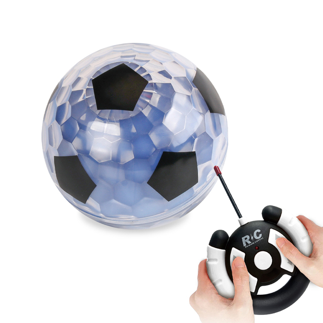Sport 4CH R/C Plastic Remote Control Soccer Ball Football Game With Light