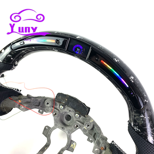 <span class=keywords><strong>Volante</strong></span> de Fibra de Carbono Forjado Personalizado para Nissan con LED RPM para Nissan 370 370z <span class=keywords><strong>Nismo</strong></span> Z34 Diseño Estilo Racing - Product Image 2