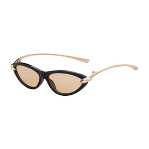 Gafas de Sol Cat-Eye para Mujer Tiyo ABB0358, Montura Metálica Completa, Protección UV400, Diseño Hueco Moderno, Color Negro, Plástico - Product Image 1