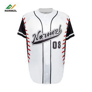 男子ユニフォーム新作ステッチアメリカ人野球ジャージーホワイト全チーム - Product Image 4