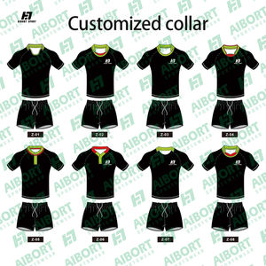 Aibortカスタムスポーツメンズラグビージャージーシャツとショーツセット男性用OEM昇華ラグビーリーグセット - Product Image 4