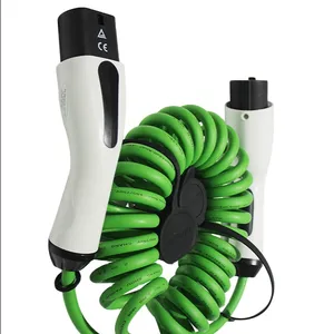 Duosida EV Type1 ถึง Type2 ชาร์จปลั๊กไฟแบบพกพา ev charger