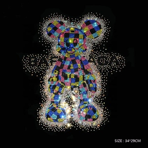 Nhà Máy Bán Hàng Trực Tiếp Bướm Tinh Tế Rhinestone Dán Truyền Nhiệt Cho Quần Áo DIY Thêu Đính - Product Image 3