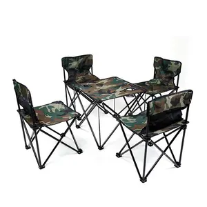 Wholesale High quality Outdoor Banco Kamp Camping Folding Table And Chairs Set For Garden Beach chair