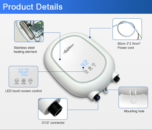 Calentador de Agua Eléctrico Instantáneo de 5.5kW, 240V, Temperatura Constante, Uso Multipunto, Sistema de Agua sin Tanque - Product Image 3