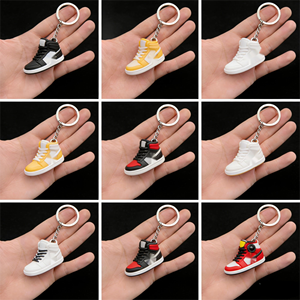 Llavero de Zapatilla Deportiva Mini 3D, con Caja, Impreso a Mano, de PVC Suave, Regalo de Moda 2026 - Product Image 2