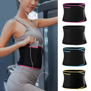 גוזם מותניים כושר חגורת הרזיה הרזיה עטיפת בטן שמן מבער תמיכת גב נמוך מאמן מותניים לגברים נשים - Product Image 5