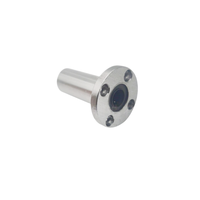 Roulements linéaires à billes en acier chromé à bride circulaire P6 de précision LMF10UU pour machine CNC