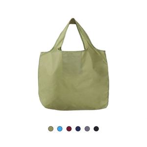 Bolsa de Compras de Plástico Plegable de Gran Capacidad para Mujer, Ecológica y Reciclada, al por Mayor - Product Image 1